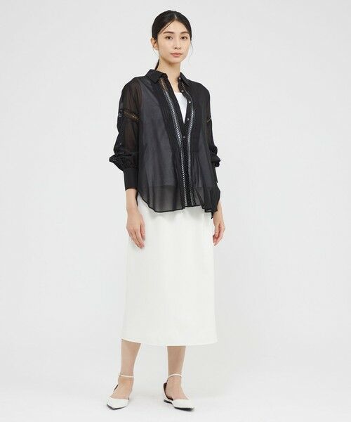 Paul Stuart / ポール・スチュアート シャツ・ブラウス | 【ウォッシャブル】コットンボイル　ブラウス | 詳細4