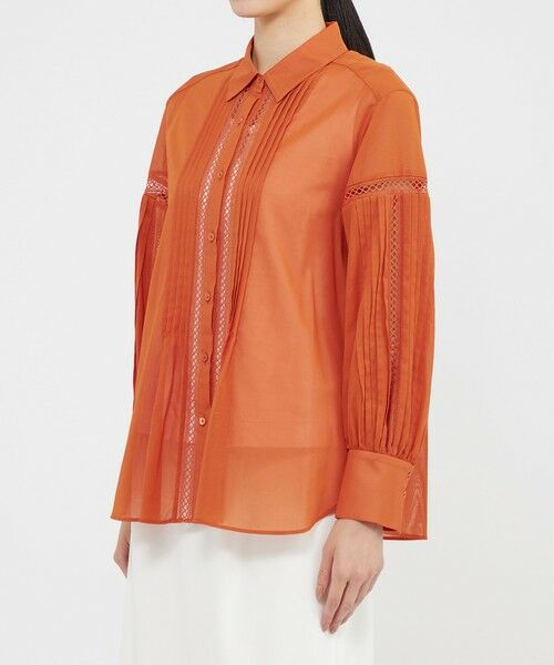 Paul Stuart / ポール・スチュアート シャツ・ブラウス | 【ウォッシャブル】コットンボイル　ブラウス | 詳細7