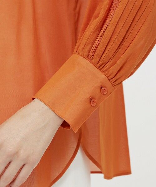 Paul Stuart / ポール・スチュアート シャツ・ブラウス | 【ウォッシャブル】コットンボイル　ブラウス | 詳細9