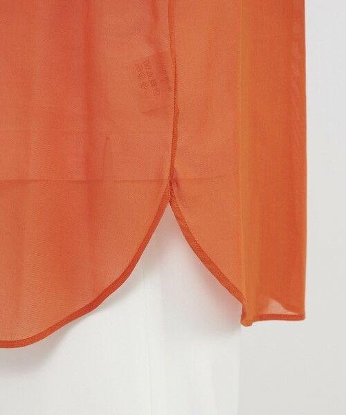 Paul Stuart / ポール・スチュアート シャツ・ブラウス | 【ウォッシャブル】コットンボイル　ブラウス | 詳細10