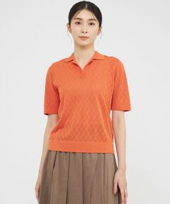 Paul Stuart / ポール・スチュアート ニット・セーター | 【ウォッシャブル】メッシュアーガイル　プルオーバー