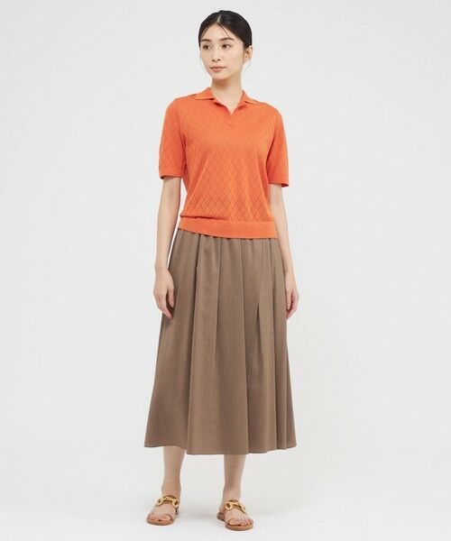 Paul Stuart / ポール・スチュアート ニット・セーター | 【ウォッシャブル】メッシュアーガイル　プルオーバー | 詳細4