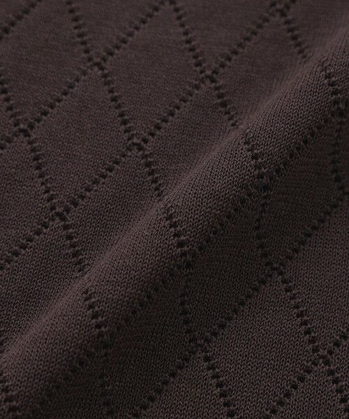 Paul Stuart / ポール・スチュアート ニット・セーター | 【ウォッシャブル】メッシュアーガイル　プルオーバー | 詳細10