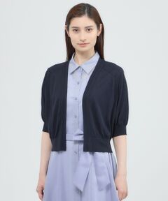 Paul Stuart / ポール・スチュアート ニット・セーター | 【ウォッシャブル/接触冷感】クールタッチニット　ボレロ