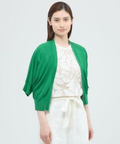 Paul Stuart / ポール・スチュアート ニット・セーター | 【ウォッシャブル/接触冷感】クールタッチニット　ボレロ