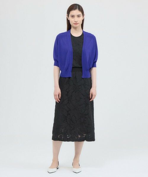 Paul Stuart / ポール・スチュアート ニット・セーター | 【ウォッシャブル/接触冷感】クールタッチニット　ボレロ | 詳細4