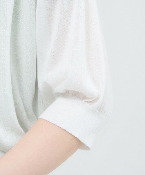 Paul Stuart / ポール・スチュアート ニット・セーター | 【ウォッシャブル/接触冷感】クールタッチニット　ボレロ | 詳細11