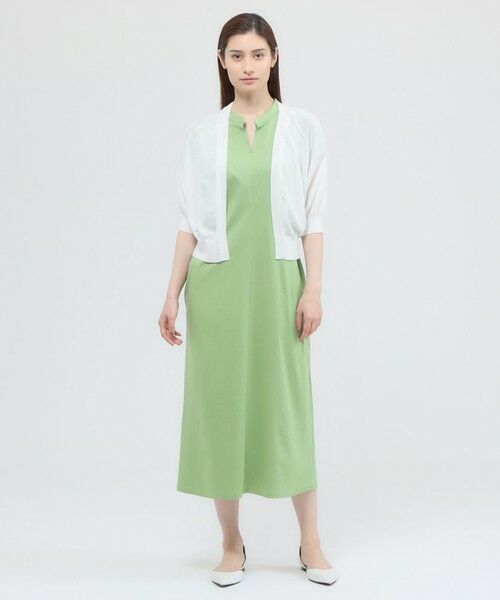 Paul Stuart / ポール・スチュアート ニット・セーター | 【ウォッシャブル/接触冷感】クールタッチニット　ボレロ | 詳細2