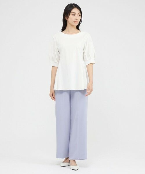 Paul Stuart / ポール・スチュアート パンツ | 【ウォッシャブル】ライトジョーゼット　パンツ | 詳細7