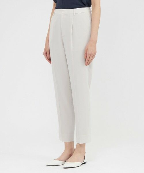 Paul Stuart / ポール・スチュアート パンツ | 【ウォッシャブル】ライトジョーゼット　テーパードパンツ | 詳細9