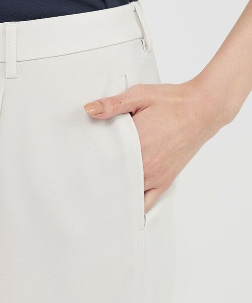 Paul Stuart / ポール・スチュアート パンツ | 【ウォッシャブル】ライトジョーゼット　テーパードパンツ | 詳細11