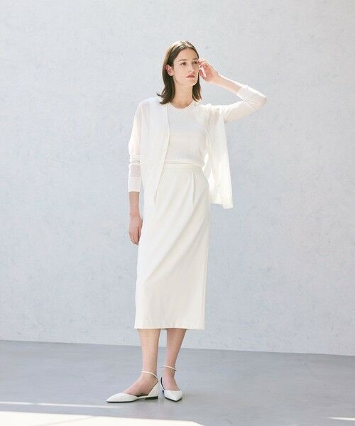 Paul Stuart / ポール・スチュアート スカート | 【ウォッシャブル】ダブルサテン　スカート | 詳細1