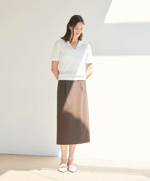 Paul Stuart / ポール・スチュアート スカート | 【ウォッシャブル】ダブルサテン　スカート | 詳細2