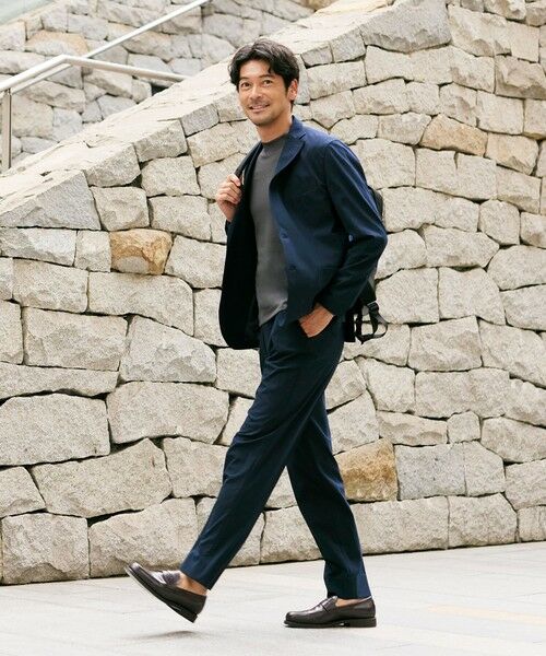 Paul Stuart / ポール・スチュアート その他アウター | 【吸水速乾/ウォッシャブル】マイクロドットエアジャケット | 詳細1