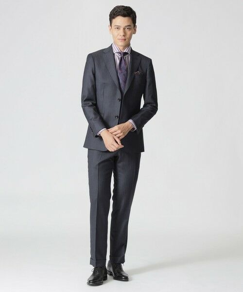Paul Stuart / ポール・スチュアート セットアップ | 【WEB・一部店舗限定】カシミヤブレンド　ストライプ柄スーツ | 詳細1