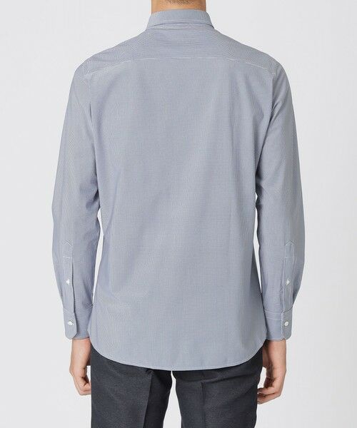 Paul Stuart / ポール・スチュアート シャツ・ブラウス | 【Nikkei magazine掲載】【STUART'S TRAVELER】ミニチェックプリント　ストレッチシャツ | 詳細9