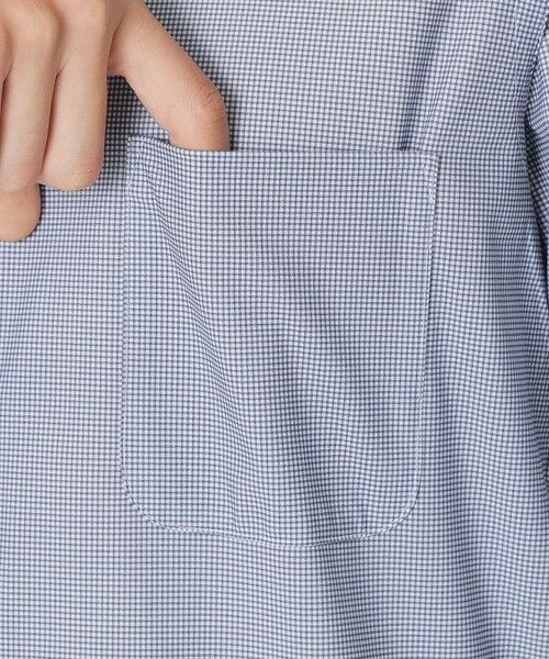 Paul Stuart / ポール・スチュアート シャツ・ブラウス | 【Nikkei magazine掲載】【STUART'S TRAVELER】ミニチェックプリント　ストレッチシャツ | 詳細10