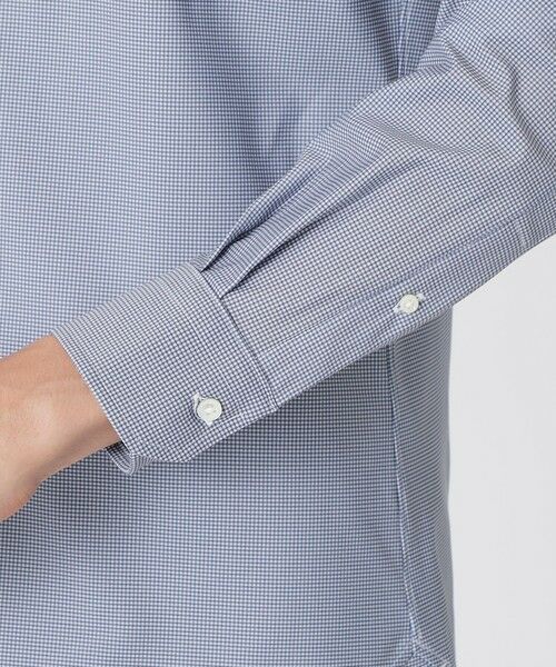 Paul Stuart / ポール・スチュアート シャツ・ブラウス | 【Nikkei magazine掲載】【STUART'S TRAVELER】ミニチェックプリント　ストレッチシャツ | 詳細11