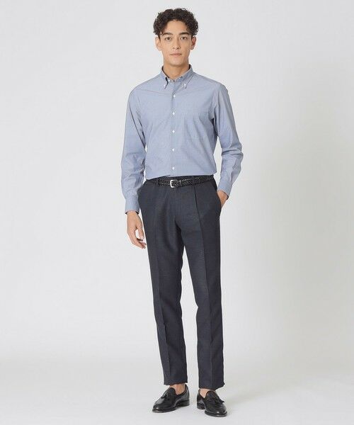 Paul Stuart / ポール・スチュアート シャツ・ブラウス | 【Nikkei magazine掲載】【STUART'S TRAVELER】ミニチェックプリント　ストレッチシャツ | 詳細4