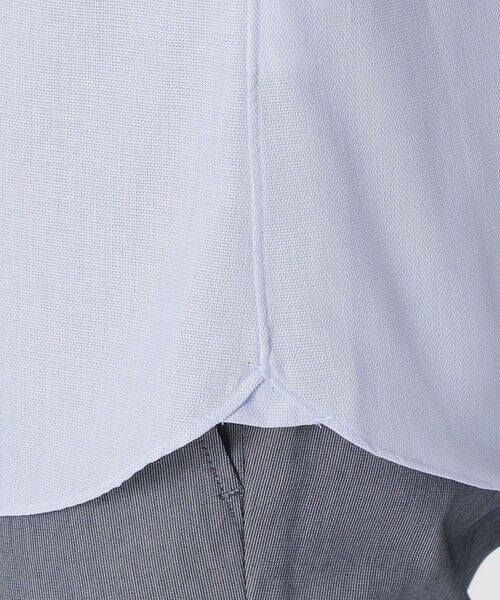 Paul Stuart / ポール・スチュアート シャツ・ブラウス | 【形態安定/高通気/クールビズ】シャンブレーメッシュ半袖ボタンダウンシャツ | 詳細8