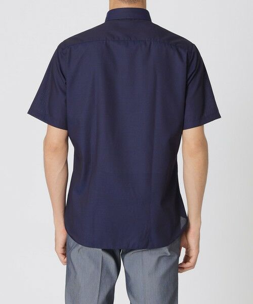 Paul Stuart / ポール・スチュアート シャツ・ブラウス | 【高通気/クールビズ】シャンブレーメッシュ半袖シャツ | 詳細4