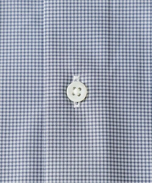 Paul Stuart / ポール・スチュアート シャツ・ブラウス | 【WEB・一部店舗限定/吸水速乾/接触冷感】ミニチェックプリント　ストレッチ半袖シャツ | 詳細9