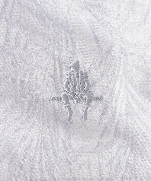 Paul Stuart / ポール・スチュアート カットソー | リーフ柄ジャカードTシャツ（半袖） | 詳細8