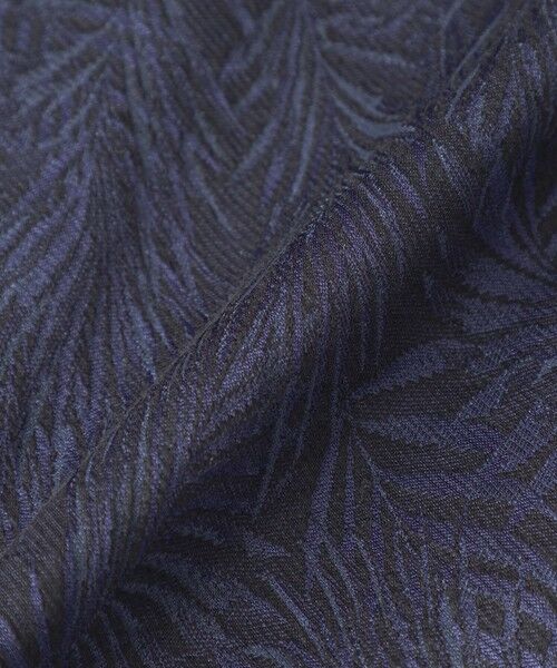 Paul Stuart / ポール・スチュアート カットソー | リーフ柄ジャカードTシャツ（半袖） | 詳細10