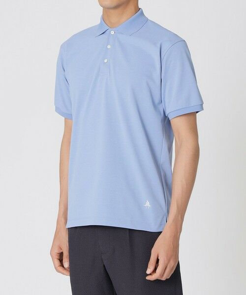 Paul Stuart / ポール・スチュアート カットソー | 【WEB・一部店舗限定/UVカット/吸水速乾】クアトロセブンカノコ　バイカラーリブポロシャツ | 詳細6