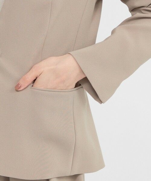 Paul Stuart / ポール・スチュアート その他アウター | 【ウォッシャブル】トリアセジョーゼット　ジャケット | 詳細6