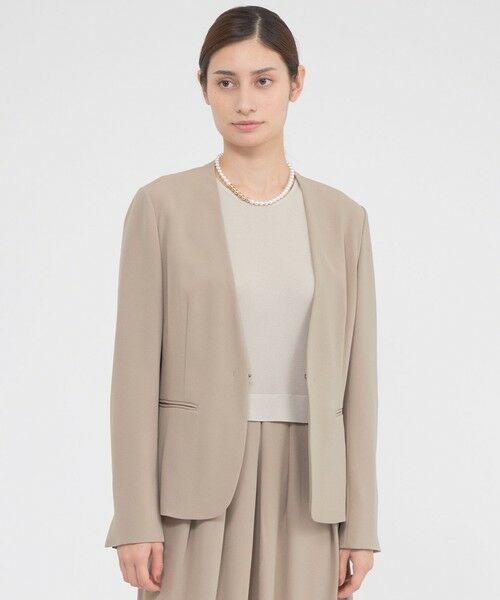 Paul Stuart / ポール・スチュアート その他アウター | 【ウォッシャブル】トリアセジョーゼット　ジャケット | 詳細12