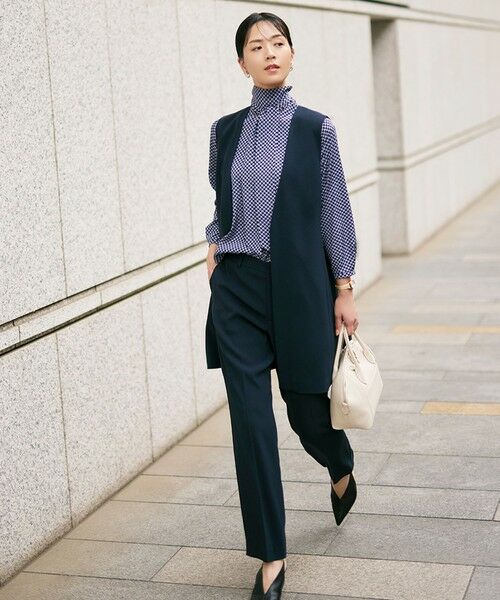 Paul Stuart / ポール・スチュアート その他アウター | 【ウォッシャブル】トリアセジョーゼット　ジレ | 詳細2