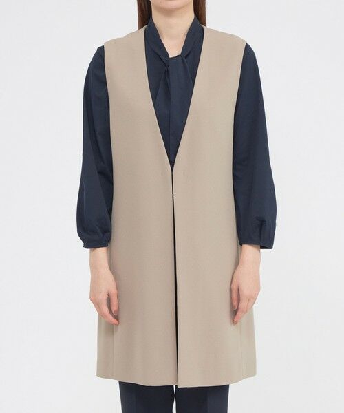 Paul Stuart / ポール・スチュアート その他アウター | 【ウォッシャブル】トリアセジョーゼット　ジレ | 詳細6