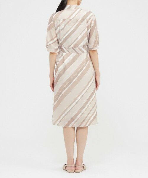 Paul Stuart / ポール・スチュアート ロング・マキシ丈ワンピース | 【ウォッシャブル】ジオメトリーパターンプリント　ワンピース | 詳細6