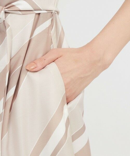 Paul Stuart / ポール・スチュアート ロング・マキシ丈ワンピース | 【ウォッシャブル】ジオメトリーパターンプリント　ワンピース | 詳細8