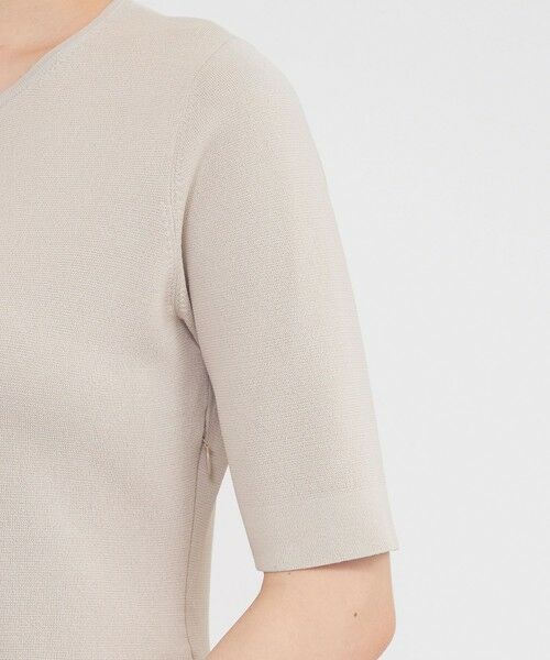 Paul Stuart / ポール・スチュアート ロング・マキシ丈ワンピース | 【ウォッシャブル】アセテートストレッチコンビ　ワンピース | 詳細7