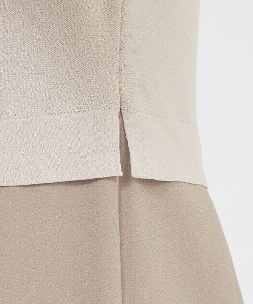 Paul Stuart / ポール・スチュアート ロング・マキシ丈ワンピース | 【ウォッシャブル】アセテートストレッチコンビ　ワンピース | 詳細8