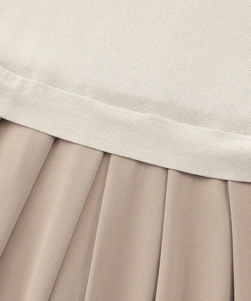 Paul Stuart / ポール・スチュアート ロング・マキシ丈ワンピース | 【ウォッシャブル】アセテートストレッチコンビ　ワンピース | 詳細9