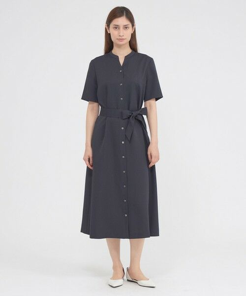 Paul Stuart / ポール・スチュアート ロング・マキシ丈ワンピース | 【WEB・一部店舗限定/ウォッシャブル/防しわ性/UV対策】フロータブルツイル　ワンピース | 詳細3