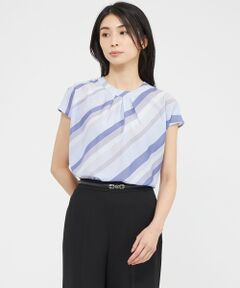 ♡再値下げしました♡ ポールスチュアート カットソーブラウス セール】 【Precious掲載】【ウォッシャブル】シルデューサテン