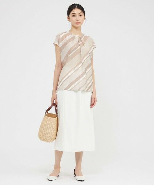 Paul Stuart / ポール・スチュアート シャツ・ブラウス | 【ウォッシャブル】ジオメトリーパターンプリント　ブラウス | 詳細5