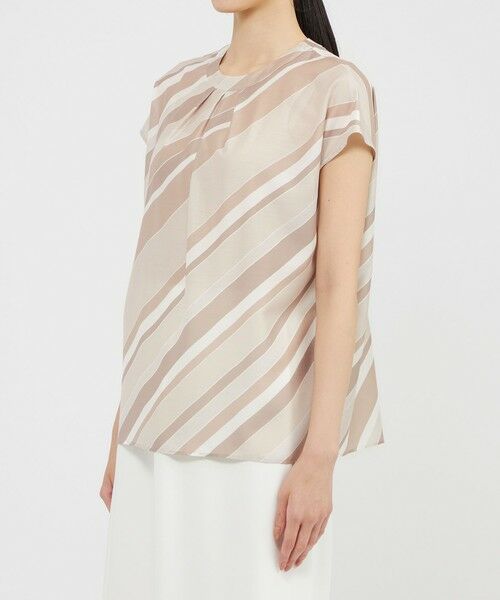 Paul Stuart / ポール・スチュアート シャツ・ブラウス | 【ウォッシャブル】ジオメトリーパターンプリント　ブラウス | 詳細7