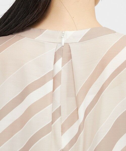 Paul Stuart / ポール・スチュアート シャツ・ブラウス | 【ウォッシャブル】ジオメトリーパターンプリント　ブラウス | 詳細9