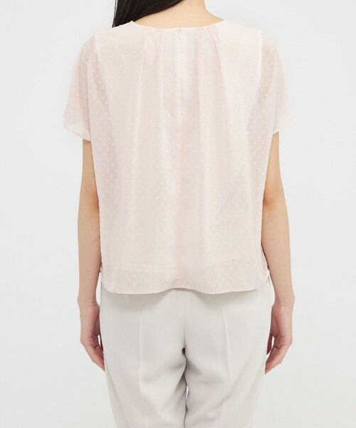 Paul Stuart / ポール・スチュアート シャツ・ブラウス | 【ウォッシャブル】カットジョーゼット/フィンリーフライス　ブラウス | 詳細7