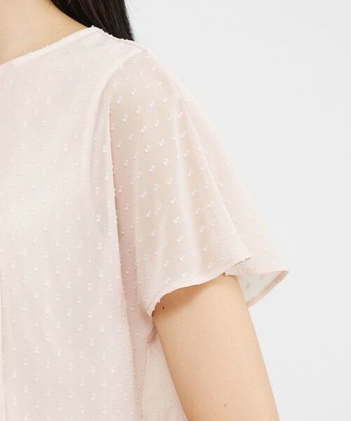 Paul Stuart / ポール・スチュアート シャツ・ブラウス | 【ウォッシャブル】カットジョーゼット/フィンリーフライス　ブラウス | 詳細9