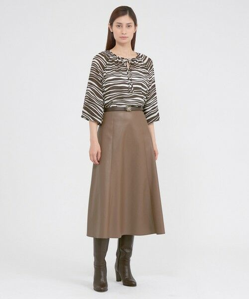 Paul Stuart / ポール・スチュアート シャツ・ブラウス | 【ウォッシャブル】ストライプアニマル　ブラウス | 詳細1