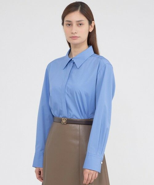 Paul Stuart / ポール・スチュアート シャツ・ブラウス | 【eclat掲載】【ウォッシャブル】コットンブロード　ブラウス | 詳細12