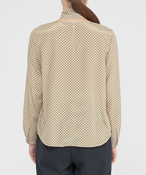 Paul Stuart / ポール・スチュアート シャツ・ブラウス | 【ウォッシャブル】幾何学プリントジャガード　ブラウス | 詳細10