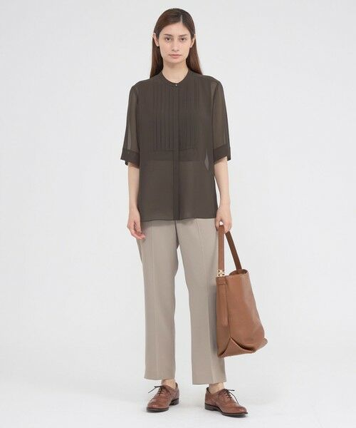Paul Stuart / ポール・スチュアート シャツ・ブラウス | 【ウォッシャブル】シフォンジョーゼット　ブラウス | 詳細4