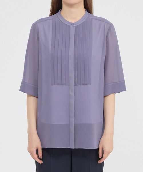 Paul Stuart / ポール・スチュアート シャツ・ブラウス | 【ウォッシャブル】シフォンジョーゼット　ブラウス | 詳細6